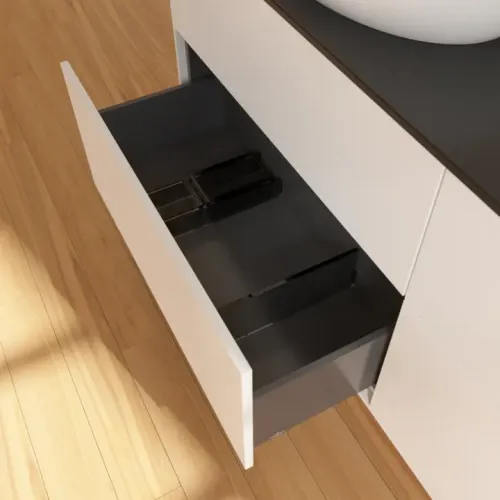 Villeroy & Boch Finion Тумба под раковину, 4 выдвижных ящика, 1600 x 603 x 501 mm, White Matt Lacquer FA8200MT