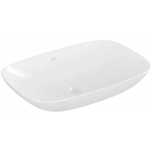 Villeroy & Boch Loop & Friends Раковина для установки на столешницу, 620 x 420 x 120 mm, Альпийский белый, с переливом 4A500001