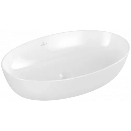 Villeroy & Boch Artis Раковина для установки на столешницу, 610 x 410 x 130 mm, Альпийский белый, без перелива 41986101