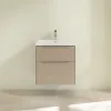 Villeroy & Boch Subway 3.0 Тумба под раковину, 2 выдвижных ящика, 572 x 576 x 478 mm, Taupe C57802VM