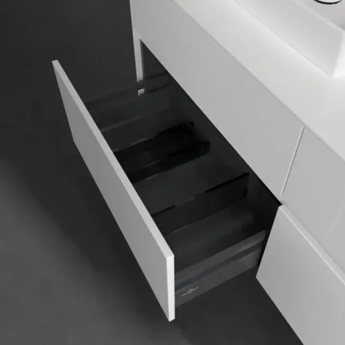 Villeroy & Boch Collaro Тумба под раковину, 4 выдвижных ящика, 1400 x 548 x 500 mm, Glossy White / Glossy White C07400DH