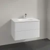 Villeroy & Boch Antao Тумба под раковину, 2 выдвижных ящика, 788 x 504 x 496 mm, лицевая поверхность без текстурированной отделки, Glossy White Lacquer K04000GF