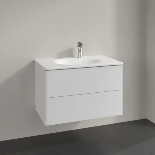 Villeroy & Boch Antao Тумба под раковину, 2 выдвижных ящика, 788 x 504 x 496 mm, лицевая поверхность без текстурированной отделки, Glossy White Lacquer K04000GF
