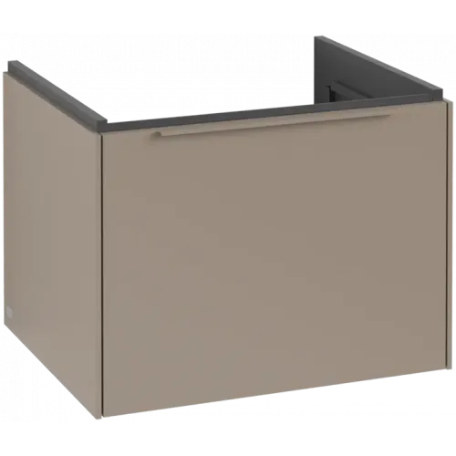Villeroy & Boch Subway 3.0 Тумба под раковину, с подсветкой, 1 выдвижной ящик, 572 x 429 x 478 mm, Taupe C577L2VM