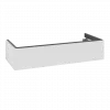 Villeroy & Boch Antao Тумба под раковину, с подсветкой, 1 выдвижной ящик, 1188 x 256 x 493 mm, лицевая поверхность без текстурированной отделки, Glossy White Lacquer L03000GF