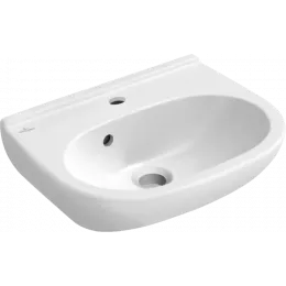Villeroy & Boch O.novo Раковина компактная, 450 x 350 x 170 mm, Альпийский белый, с переливом 53604501