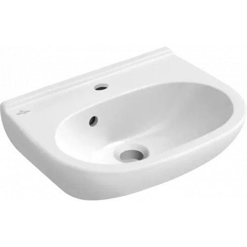 Villeroy & Boch O.novo Раковина компактная, 450 x 350 x 170 mm, Альпийский белый, с переливом 53604501