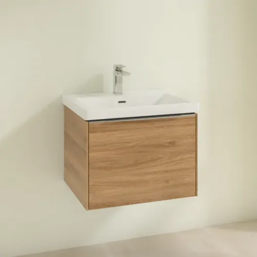 Villeroy & Boch Subway 3.0 Тумба под раковину, 1 выдвижной ящик, 572 x 429 x 478 mm, Oak Kansas C57700RH