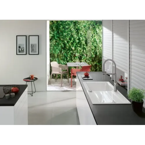 Villeroy & Boch Architectura 60 Мойка, включая Комплект слива с эксцентриком, выкл Керамика, 1000 x 510 mm, Альпийский белый CeramicPlus 336002R1