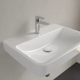 Villeroy & Boch O.novo Pаковина, 650 x 460 x 175 mm, Альпийский белый, без перелива, задняя сторона и нижняя сторона шлифованные 4A41KL01