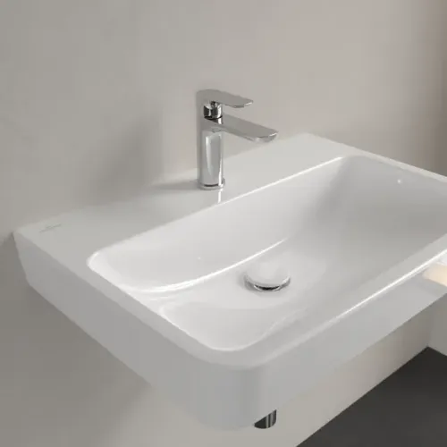Villeroy & Boch O.novo Pаковина, 650 x 460 x 175 mm, Альпийский белый, без перелива, задняя сторона и нижняя сторона шлифованные 4A41KL01