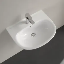 Villeroy & Boch O.novo Pаковина, 550 x 440 x 180 mm, Альпийский белый, с переливом 4A405501