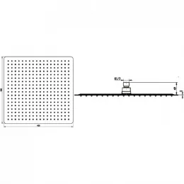 Ливневая насадка VILLEROY & BOCH UNIVERSAL TVC00040240061