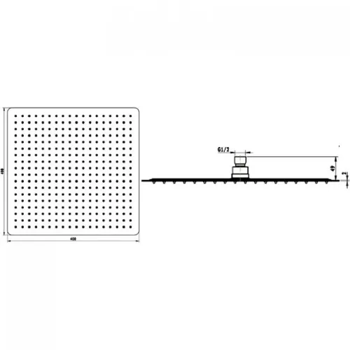 Ливневая насадка VILLEROY & BOCH UNIVERSAL TVC00040240061