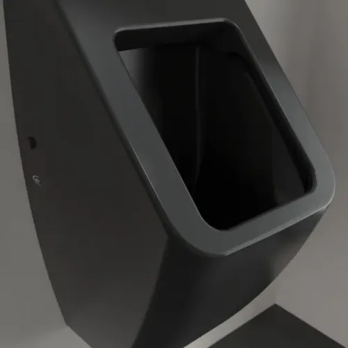 Villeroy & Boch Venticello Писсуар, с отверстиями для крепежа крышки, Скрытый подвод воды, 285 x 320 mm, Ebony CeramicPlus 5504R1S5