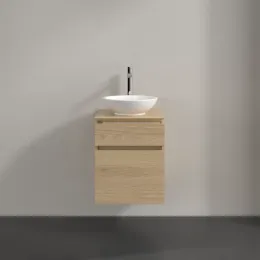 Villeroy & Boch Legato Тумба под раковину, 2 выдвижных ящика, 450 x 550 x 500 mm, Nordic Oak / Nordic Oak B56600VJ