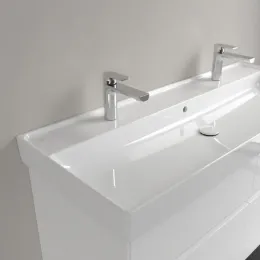 Villeroy & Boch Collaro Pаковина для установки на тумбу, 1200 x 470 x 160 mm, Альпийский белый CeramicPlus, с переливом 4A33C4R1
