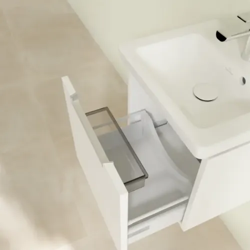 Villeroy & Boch Subway 2.0 Тумба под раковину, 1 выдвижной ящик, 440 x 420 x 352 mm, Glossy White A68400DH