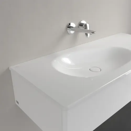 Villeroy & Boch Antao Pаковина для установки на тумбу, 1200 x 500 x 150 mm, Альпийский белый CeramicPlus, без перелива 4A77L3R1