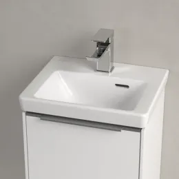 Villeroy & Boch Subway 3.0 Раковина компактная, 370 x 305 x 130 mm, Альпийский белый CeramicPlus, с переливом 437037R1