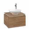 Villeroy & Boch Legato Тумба под раковину, 1 выдвижной ящик, 600 x 380 x 500 mm, Oak Kansas / Oak Kansas B56700RH