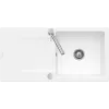 Villeroy & Boch Siluet 60 flat Мойка, включая Комплект слива с эксцентриком, выкл TitanCeram, 980 x 490 mm, Альпийский белый CeramicPlus 33362FR1