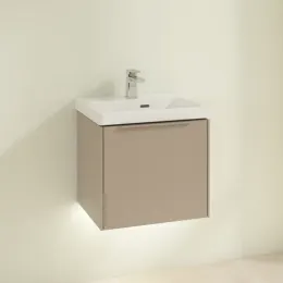 Villeroy & Boch Subway 3.0 Тумба под раковину, с подсветкой, 1 выдвижной ящик, 473 x 429 x 408 mm, Taupe C580L2VM