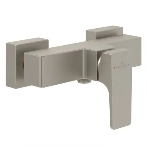 Смеситель Villeroy & Boch Architectura Square TVS12500100064 для душа, никель сатинированный TVS12500100064