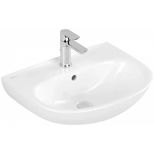 Villeroy & Boch O.novo Pаковина, 550 x 440 x 180 mm, Альпийский белый, с переливом 4A405501