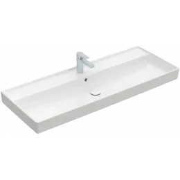 Villeroy & Boch Collaro Pаковина для установки на тумбу, 1200 x 470 x 160 mm, Альпийский белый, с переливом 4A33C501