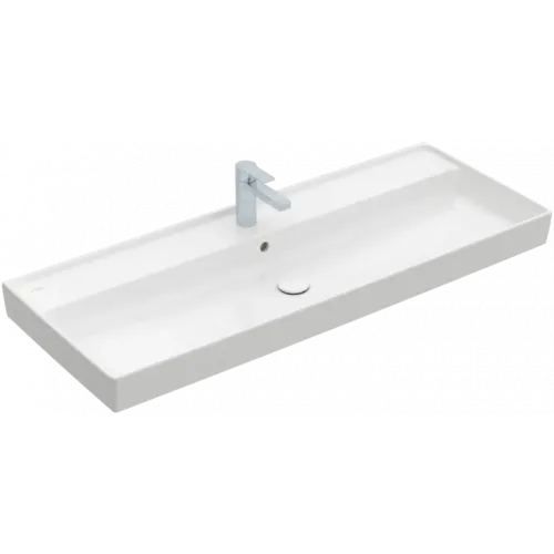 Villeroy & Boch Collaro Pаковина для установки на тумбу, 1200 x 470 x 160 mm, Альпийский белый, с переливом 4A33C501