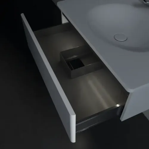 Villeroy & Boch Antao Тумба под раковину, с подсветкой, 1 выдвижной ящик, 788 x 256 x 496 mm, лицевая поверхность без текстурированной отделки, Glossy White Lacquer L01000GF