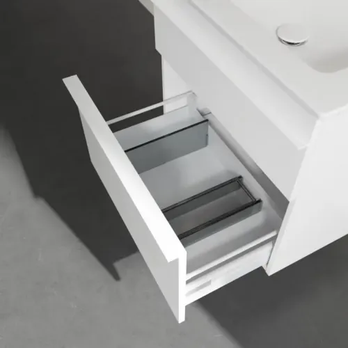 Villeroy & Boch Venticello Тумба под раковину, 2 выдвижных ящика, 603 x 590 x 502 mm, Glossy White / Glossy White A92402DH