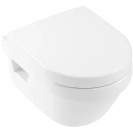 Villeroy & Boch Architectura Унитаз с открытым смывным краем Compact, настенный, Альпийский белый 4687R001