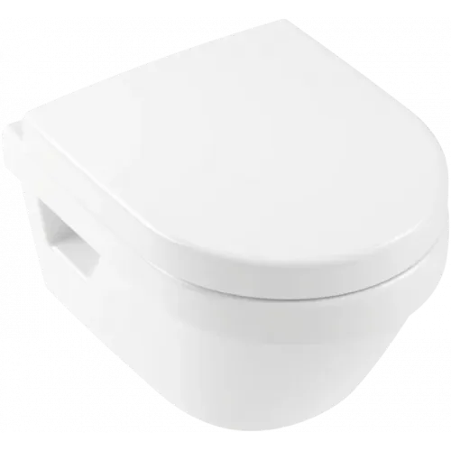 Villeroy & Boch Architectura Унитаз с открытым смывным краем Compact, настенный, Альпийский белый 4687R001