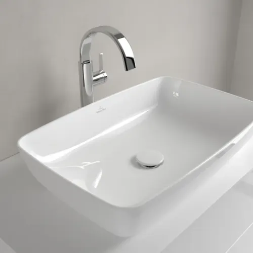 Villeroy & Boch Artis Раковина для установки на столешницу, 580 x 385 x 130 mm, Альпийский белый, без перелива 41725801