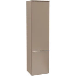 Villeroy & Boch Venticello Шкаф-пенал, 1 дверь, 404 x 1546 x 372 mm, Glossy Grey / Glossy Grey A95111FP