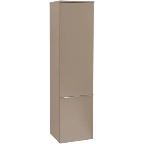 Villeroy & Boch Venticello Шкаф-пенал, 1 дверь, 404 x 1546 x 372 mm, Glossy Grey / Glossy Grey A95111FP