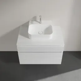 Villeroy & Boch Legato Тумба под раковину, 2 выдвижных ящика, 800 x 550 x 500 mm, White Wood / White Wood B73400E8