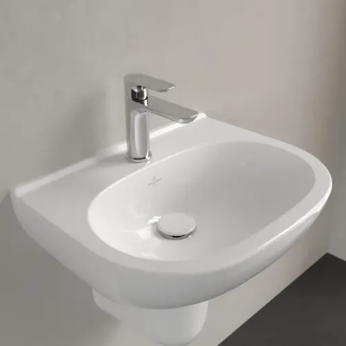 Villeroy & Boch O.novo Раковина компактная, 500 x 400 x 180 mm, Альпийский белый, без перелива 53605101