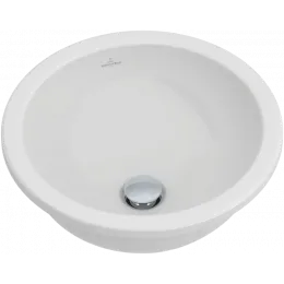 Loop & Friends Встраиваемая раковина, 61404501, 450 x 450 x 205 mm, Альпийский белый, с переливом, нешлифованный