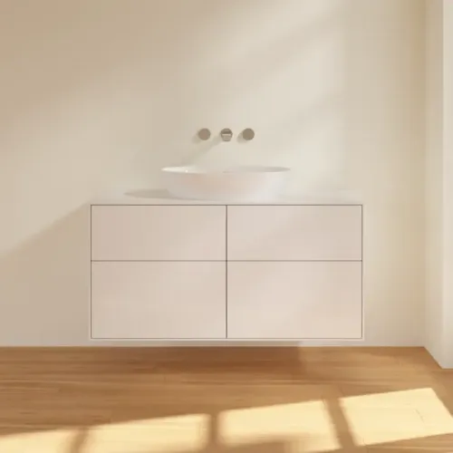 Villeroy & Boch Finion Тумба под раковину, 4 выдвижных ящика, 1200 x 603 x 501 mm, Glossy White Lacquer FA3100GF