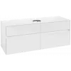 Villeroy & Boch Collaro Тумба под раковину, 4 выдвижных ящика, 1400 x 548 x 500 mm, Glossy White / Glossy White C04500DH