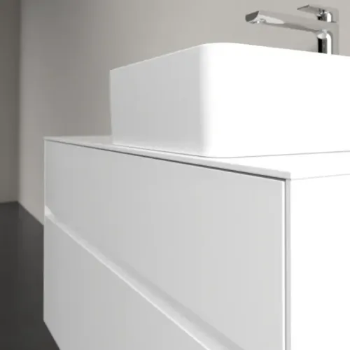 Villeroy & Boch Collaro Тумба под раковину, 2 выдвижных ящика, 1000 x 548 x 500 mm, Glossy White / Glossy White C04000DH