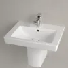 Villeroy & Boch Subway 2.0 Pаковина, 550 x 440 x 150 mm, Альпийский белый, с переливом 71135501