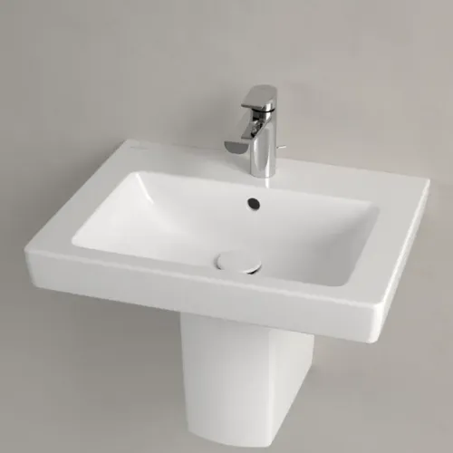 Villeroy & Boch Subway 2.0 Pаковина, 550 x 440 x 150 mm, Альпийский белый, с переливом 71135501