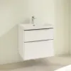 Villeroy & Boch Subway 3.0 Тумба под раковину, 2 выдвижных ящика, 622 x 576 x 478 mm, Pure White C57600VF