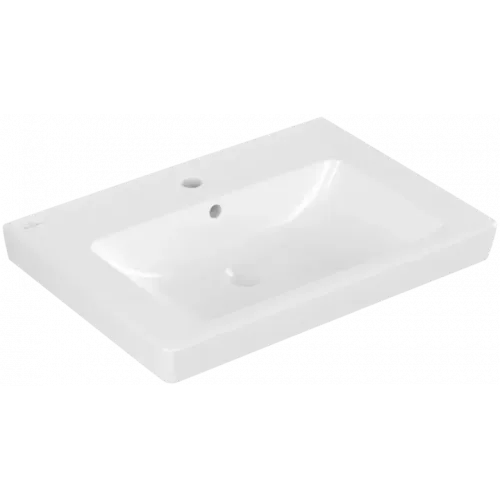Villeroy & Boch Subway 2.0 Pаковина, 650 x 470 x 180 mm, Альпийский белый, с переливом 7113FA01