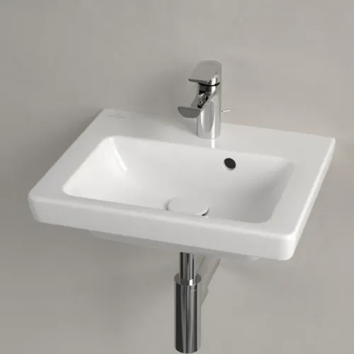 Villeroy & Boch Subway 2.0 Раковина компактная, 450 x 370 x 155 mm, Альпийский белый, с переливом 73154501