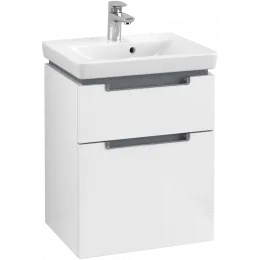 Villeroy & Boch Subway 2.0 Тумба под раковину, 2 выдвижных ящика, 485 x 590 x 379 mm, Glossy White A90710DH